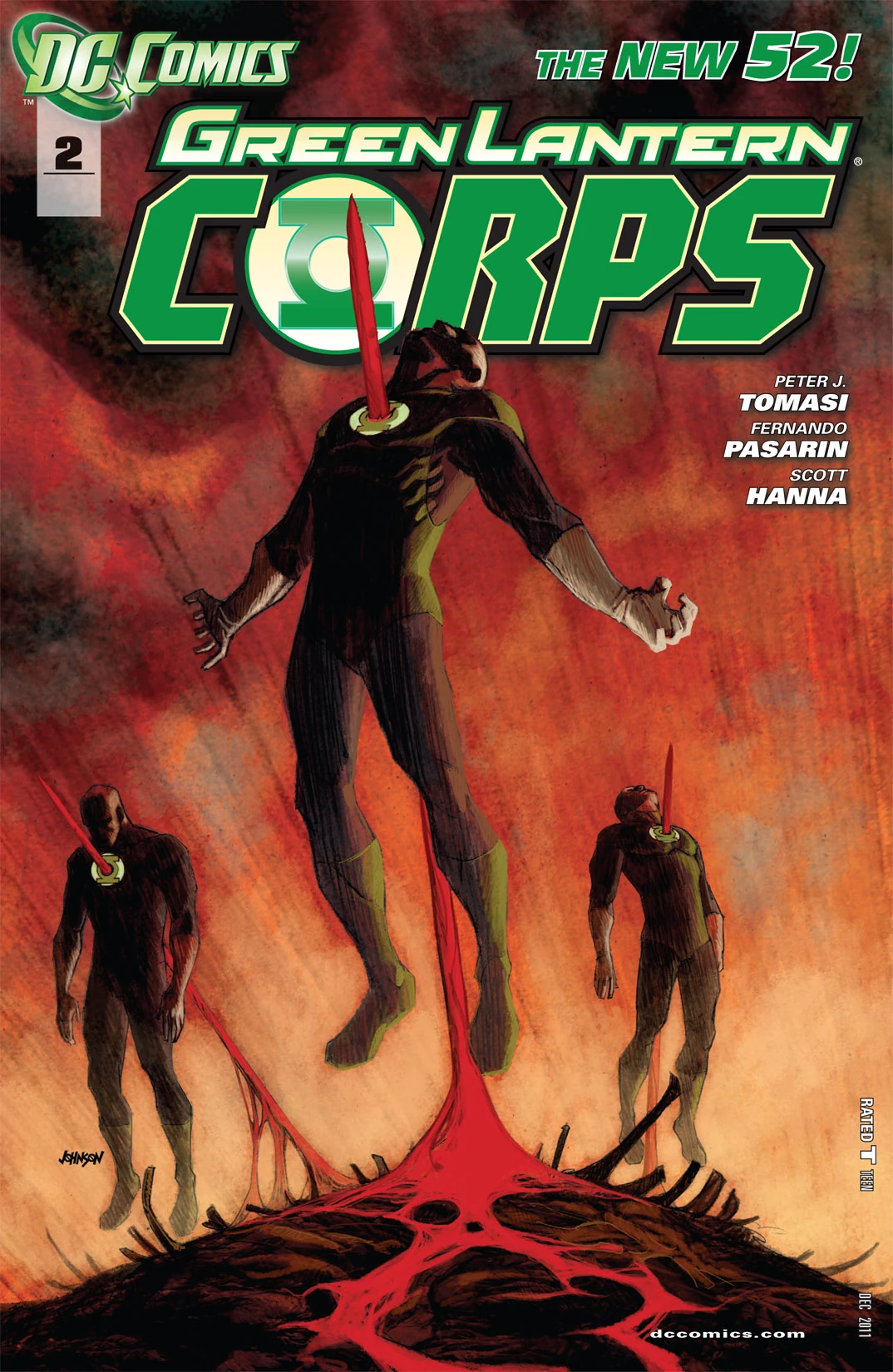 Green Lantern Corps #2 (DC, 2011 — Cover A) cover